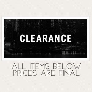 ⬇️CLEARANCE⬇️